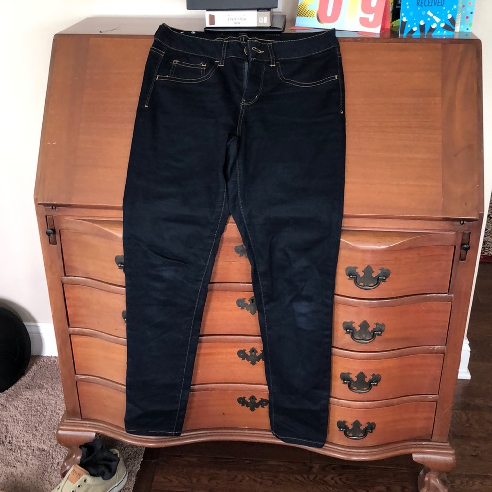 Dark wash jeggings